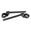 Woodcraft 35MM Rise Side Mount Adjustable Angle Clipon Risers for Kawasaki 2013+ ZX-6
