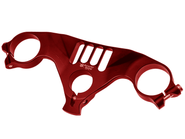 Bonamici Triple Tree Clamp Ducati Panigale V2 (Red) (SingleArm Rear)