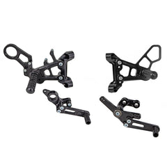 Woodcraft BMW S1000RR Complete Rearset w/ Pedals - STD/GP Shift