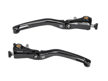 Bonamici Ducati Panigale V4 S/R Folding Levers (Black): MOTO-D Racing