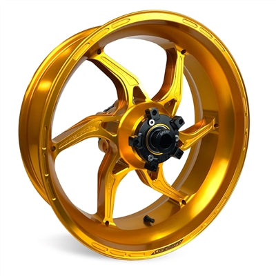 Gloss Gold Apex-6 BMW S1000R / S10000R M package 2022+ (Replaces Forged and Carbon) Forged Core Moto Wheels