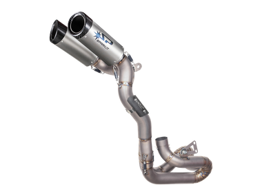 Spark Ducati Panigale V4 S/R Streetfighter "Double Dyno" Titanium Semi-Full Exhaust System (Carbon) (SingleArm Rear)