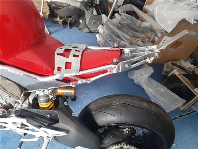 Panigale V4 -24 rear frame with Exhaust Mounts