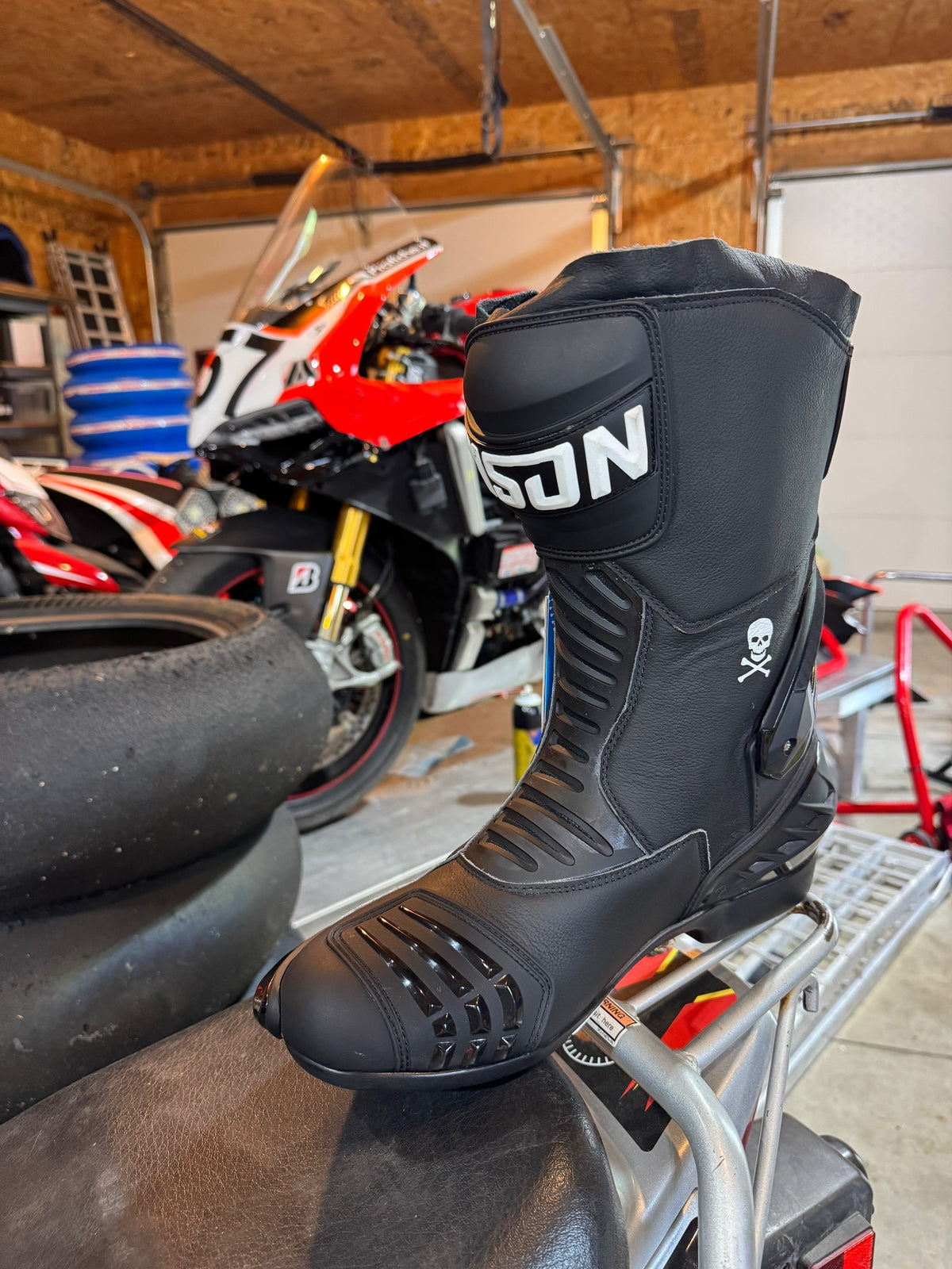 Bison Shoes Riding Bison Thor.1 Motorcycle Racing Boots – LM2experience
