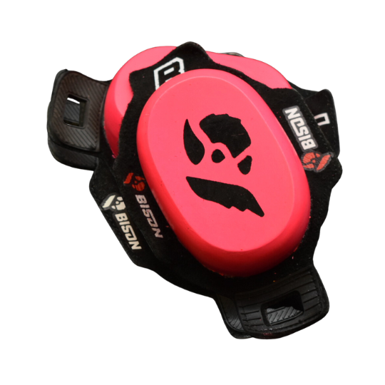 Bison Motorcycle Racing Wood Knee Pucks