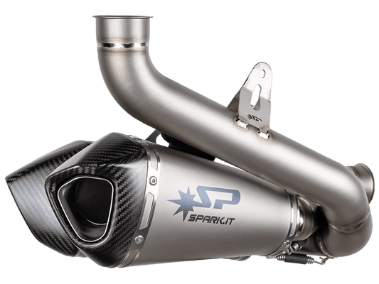 Spark Ducati Panigale V4 S/R "Double Konix Evo" Titanium Semi-Full Exhaust System (Carbon) (2025+)